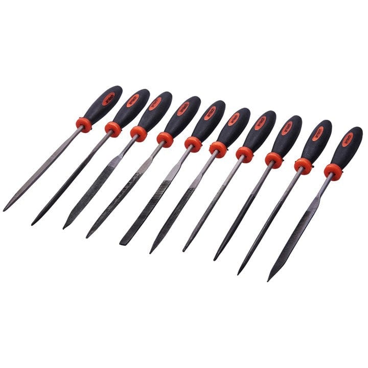 Amtech 10pcs. 140mm Needle File Set | ML Performance DIY & Power Tools