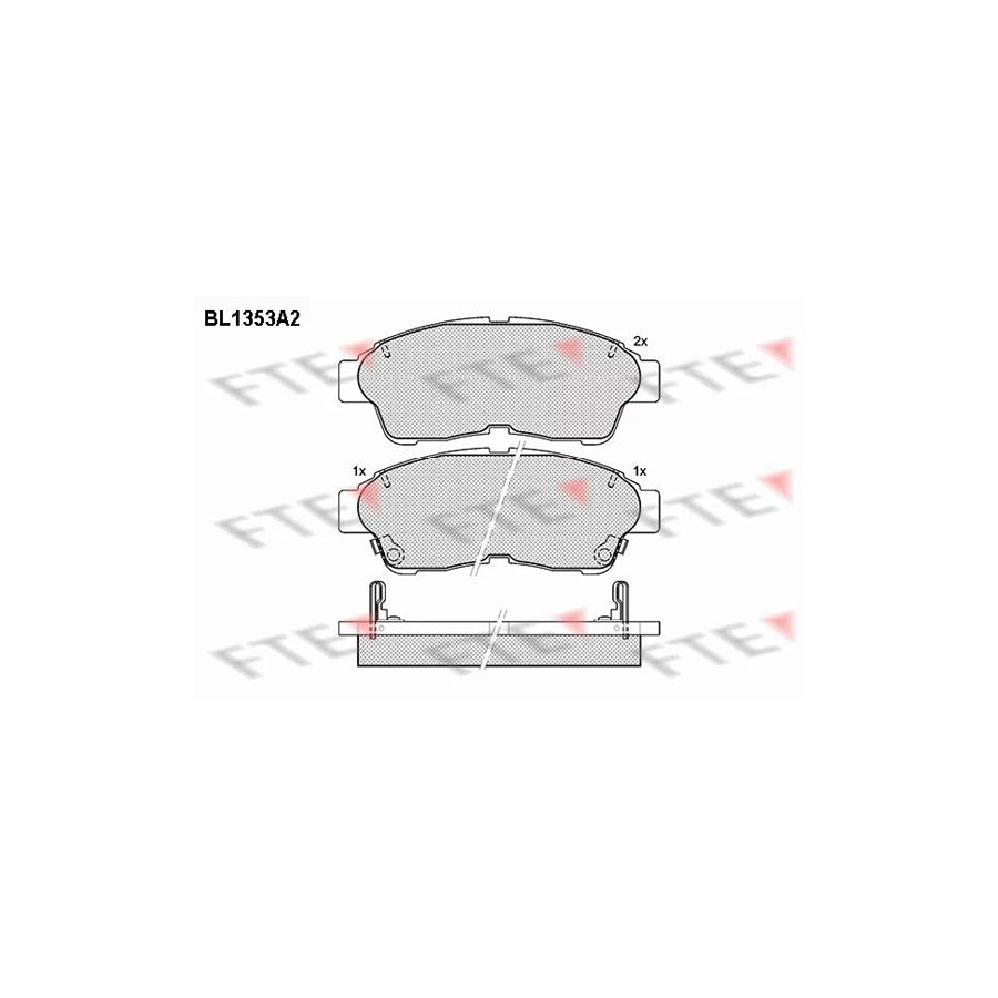 Fte BL1353A2 Brake Pad Set | ML Performance UK Car Parts