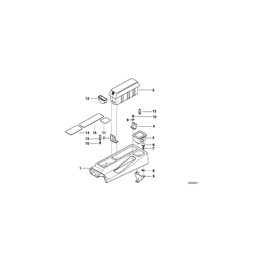 Genuine BMW 65148146931 E36 Front Bracket (Inc. 316i 1.9, 316g & 323ti) | ML Performance UK Car Parts