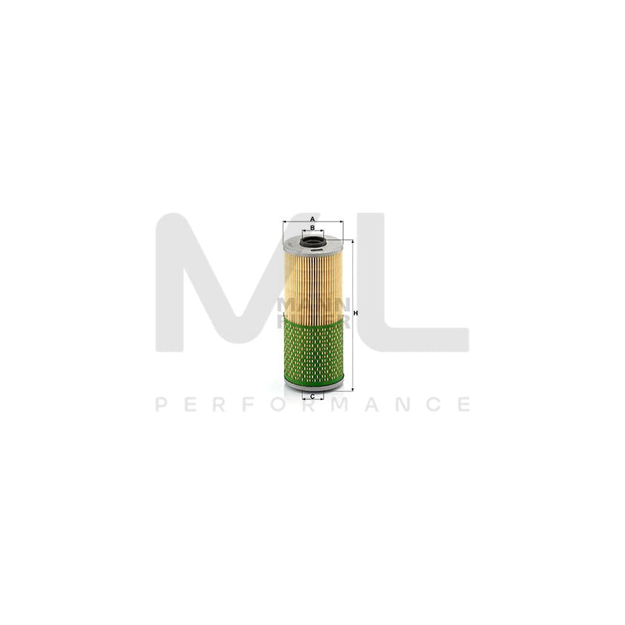 MANN-FILTER H 952 x Oil Filter for BMW 7 (E32) with seal, Filter Insert | ML Performance Car Parts