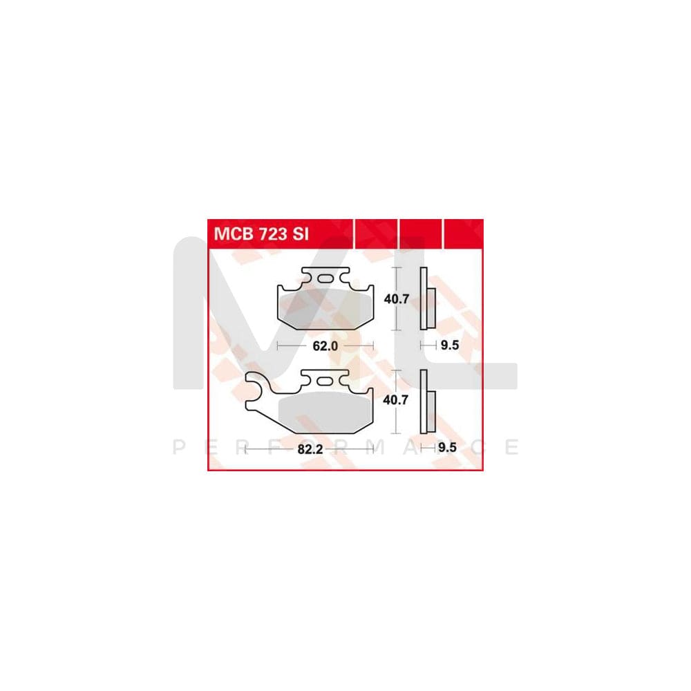 TRW Sinter Offroad Mcb723Si Brake Pad Set | ML Performance Car Parts