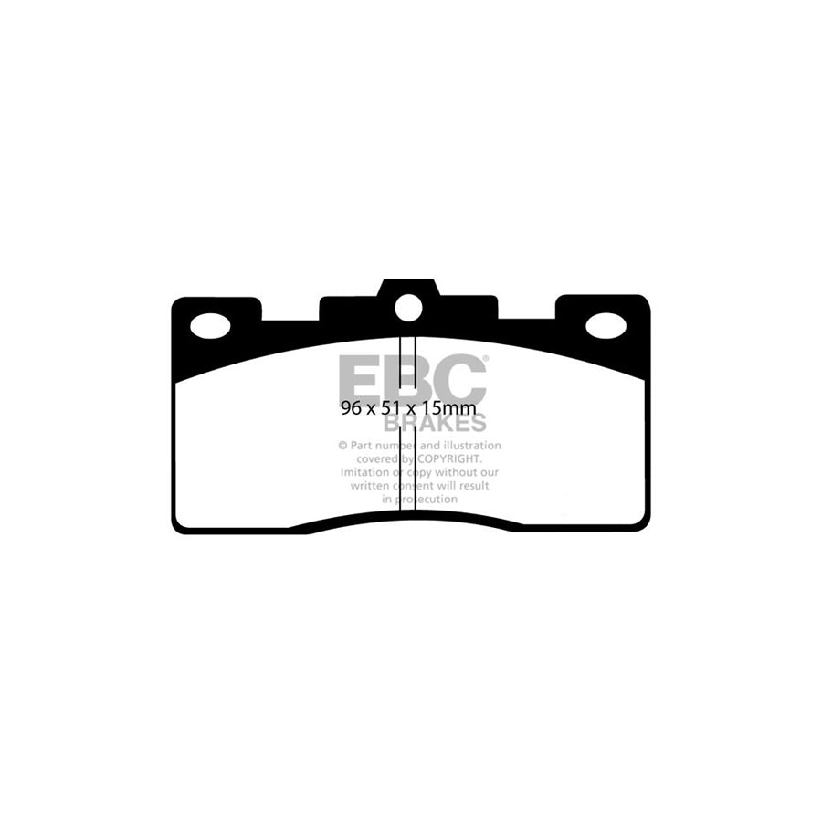 EBC DP376 Toyota Ultimax Rear Brake Pads (Inc. Celica, Crown, Soarer) 2 | ML Performance UK Car Parts