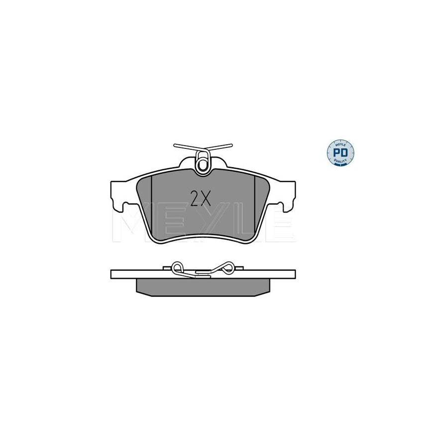 Meyle 025 241 3716/Pd Brake Pad Set