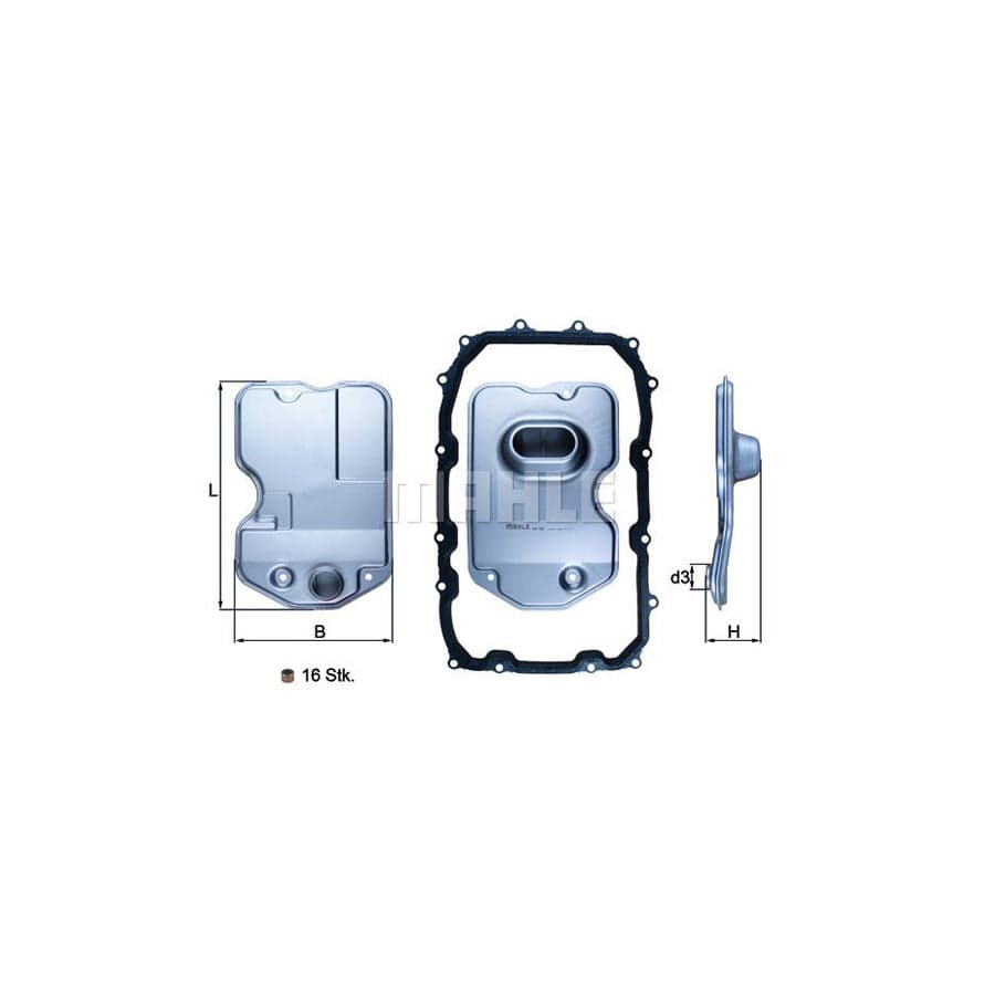 Knecht Hx 160Kit Hydraulic Filter, Automatic Transmission | ML Performance UK Car Parts