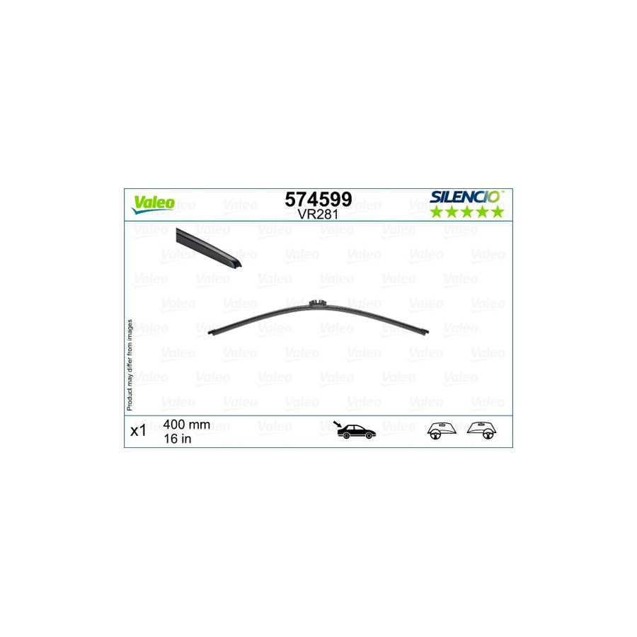 Valeo 574599 Wiper Blade | ML Performance UK Car Parts