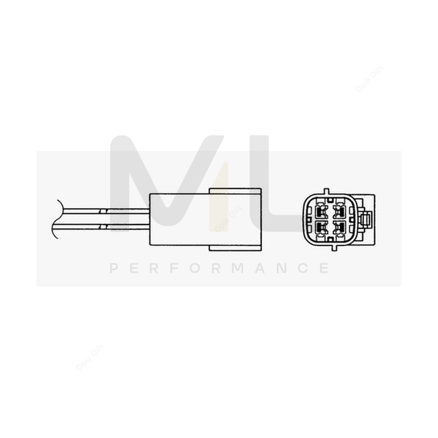 NTK Lambda Sensor - Oxygen / O2 Sensor OZA610-N5 (NGK 1434) | ML Car Parts UK | ML Performance