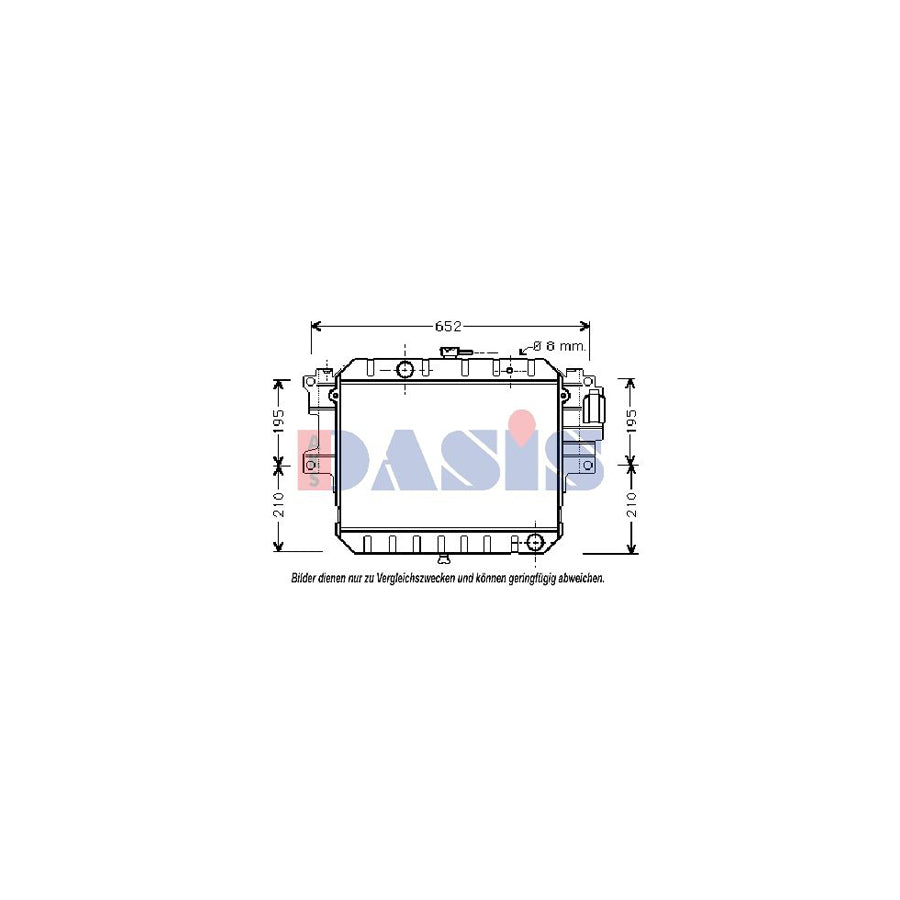 AKS Dasis 360390N Engine Radiator For Daihatsu Sportrak | ML Performance UK