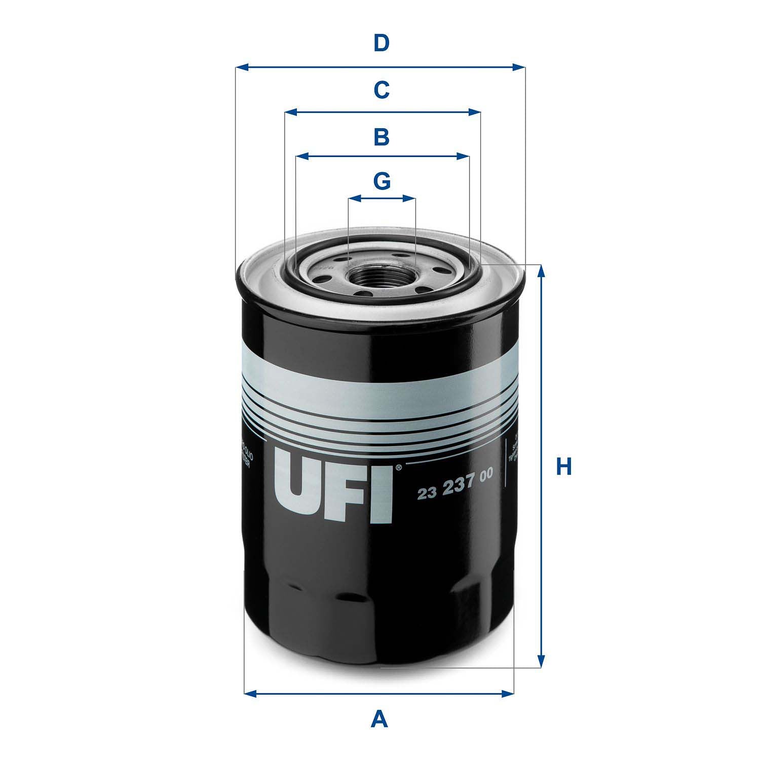 UFI 23.237.00 Oil Filter