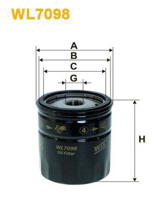 WIX Filters WL7098 Oil Filter