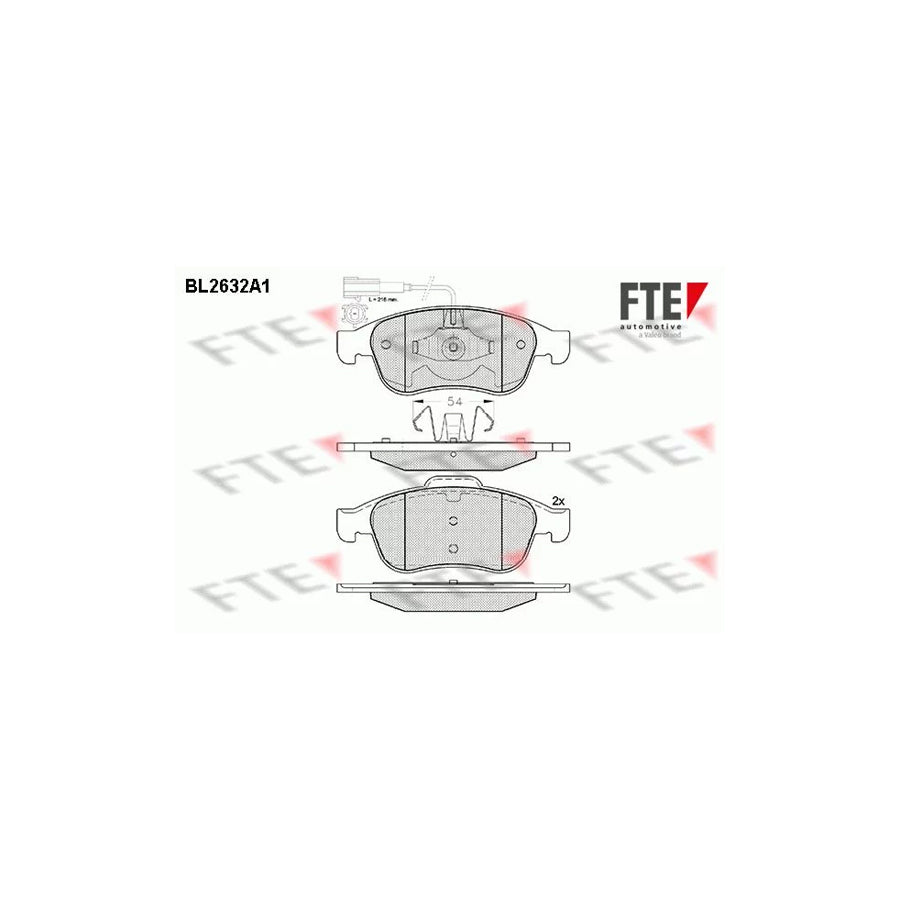 Fte 9010879 Brake Pad Set For Alfa Romeo Giulietta Hatchback (940) | ML Performance UK Car Parts