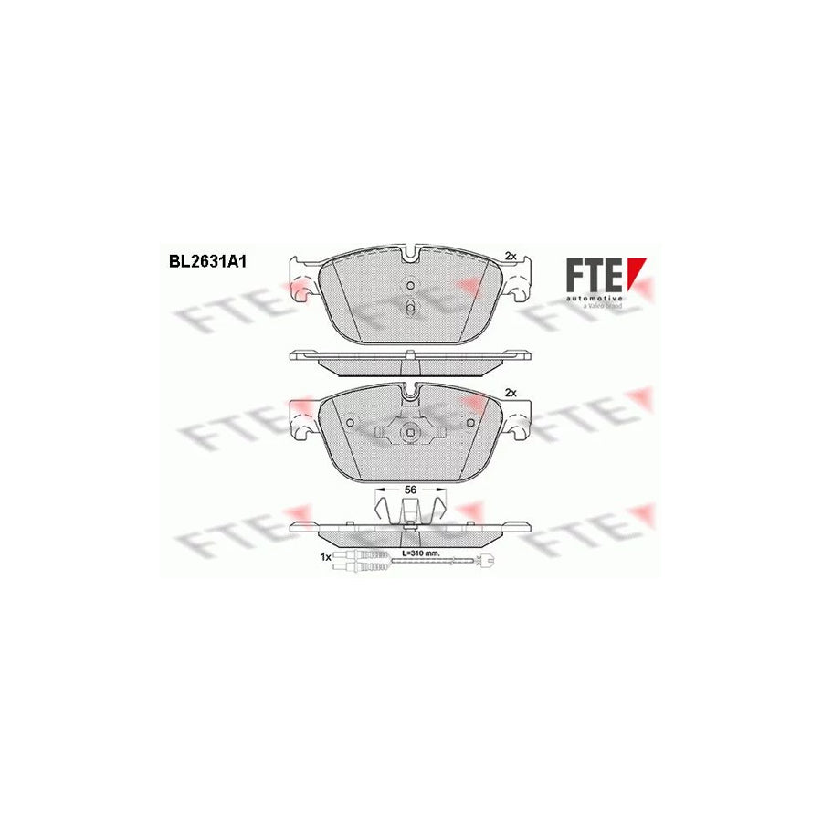 Fte 9010878 Brake Pad Set | ML Performance UK Car Parts