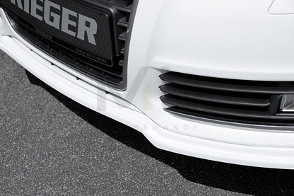 Rieger 00055330 Audi 4F A6 Front Splitter 4 | ML Performance UK Car Parts