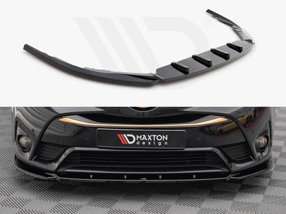 Maxton Design TO-AV-3F2-FD2T Front Splitter V.2 Toyota Avensis MK3.5 (2015-2018) | ML Performance UK Car Parts