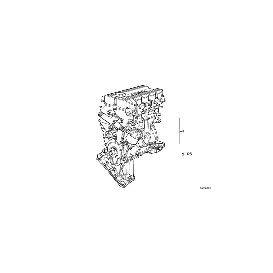 Genuine BMW 11009059259 E30 Set Mounting Parts Short Engine (Inc. 318i & 318is) | ML Performance UK Car Parts