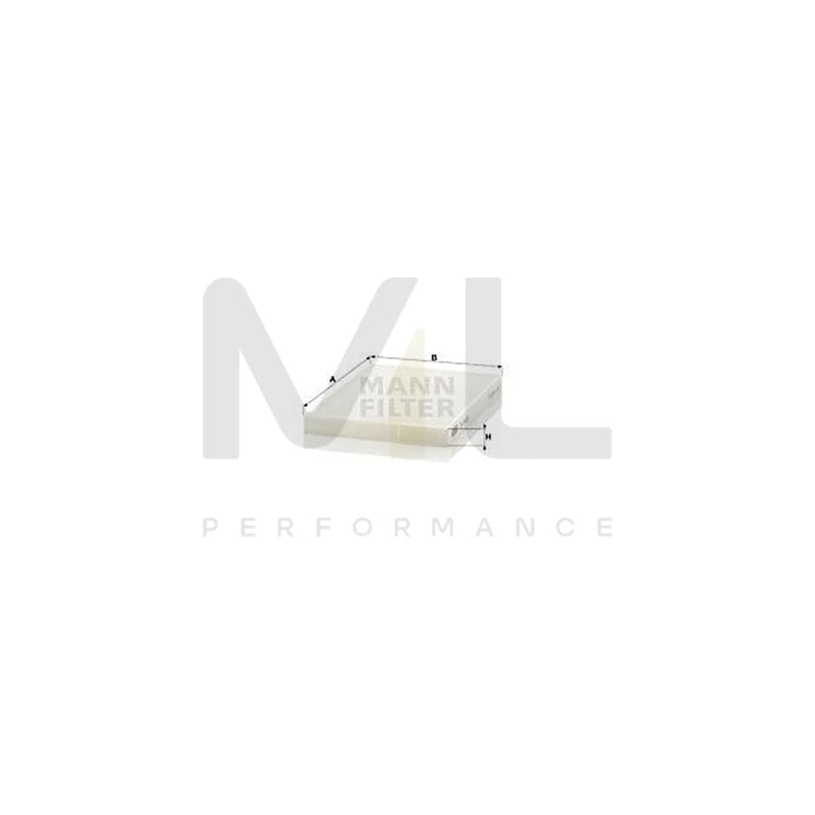 MANN-FILTER CU 2620 Pollen filter for RENAULT Koleos I (HY) Particulate Filter | ML Performance Car Parts