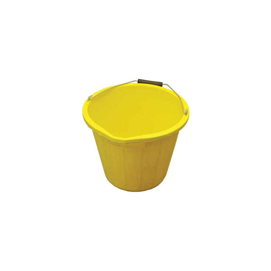 Faithfull FAI3GBUCKYEL Heavy-Duty Bucket 14 litre (3 gallon) - Yellow | ML Performance UK