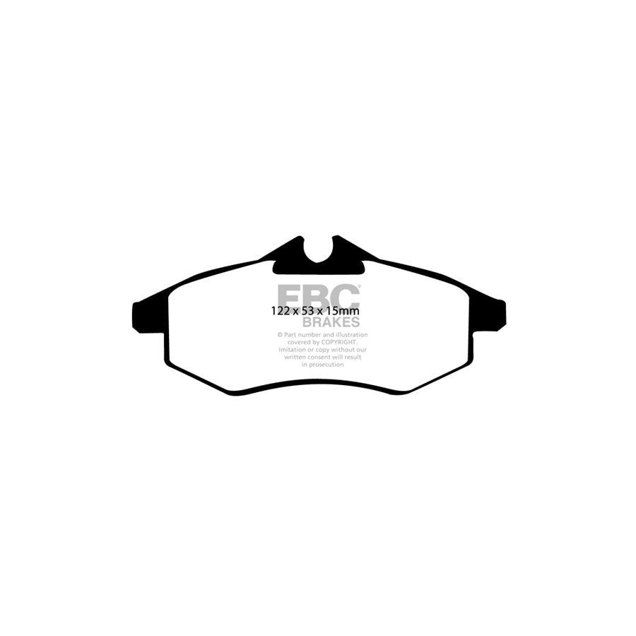 EBC PDKF475 Citroen C3 Ultimax Front Brake Pad & Plain Disc Kit - Girling/TRW Caliper 2 | ML Performance UK Car Parts