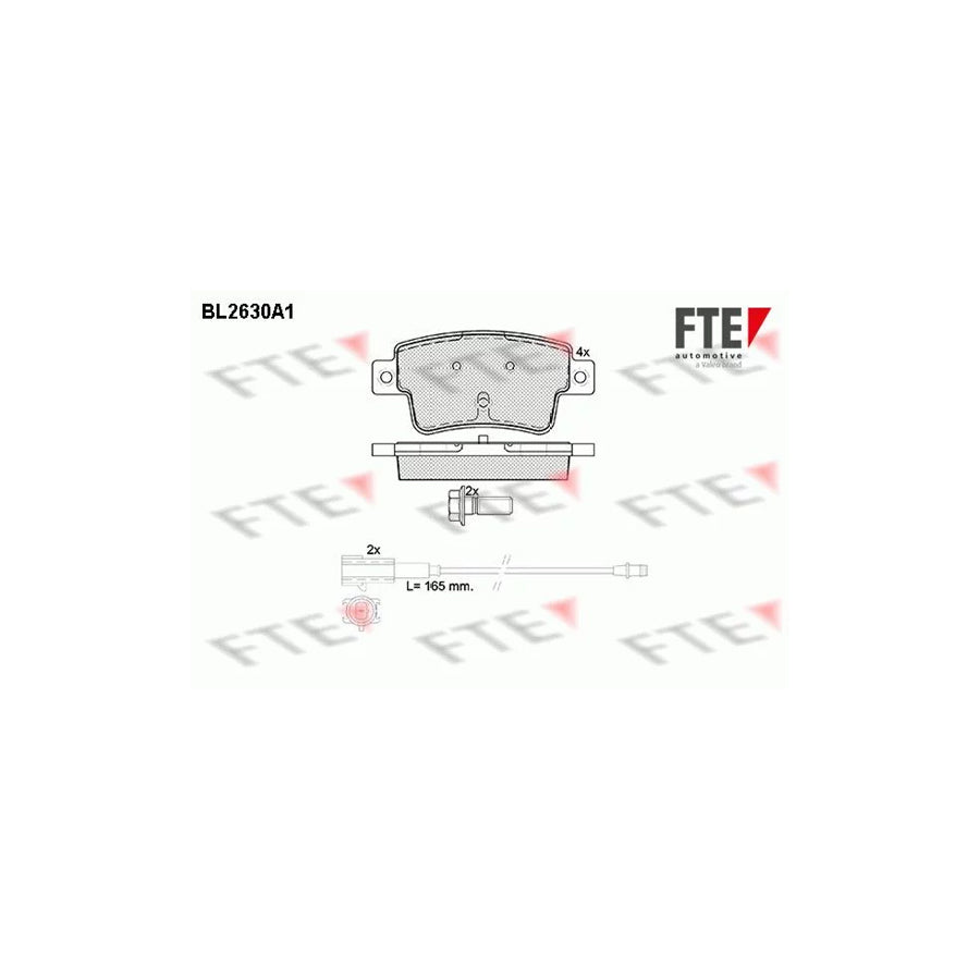 Fte 9010877 Brake Pad Set | ML Performance UK Car Parts