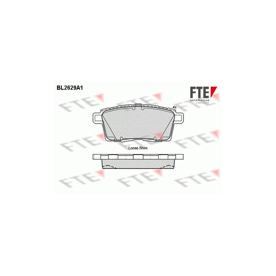 Fte 9010876 Brake Pad Set | ML Performance UK Car Parts