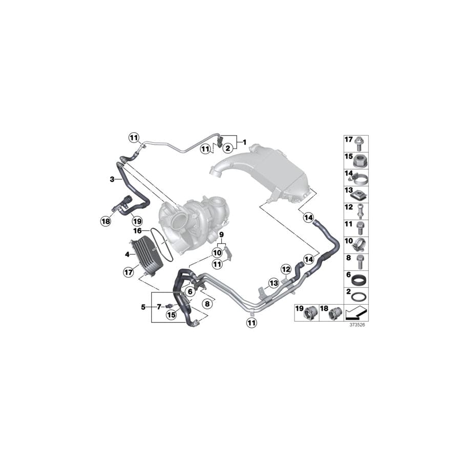 Genuine BMW 11538519881 E71 F02 F10 Profile-Gasket 16,4X2,8 (Inc. X6 M50dX, X5 M50dX & M550dX) | ML Performance UK Car Parts