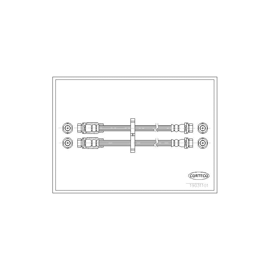 Corteco 19031101 Brake Hose | ML Performance UK