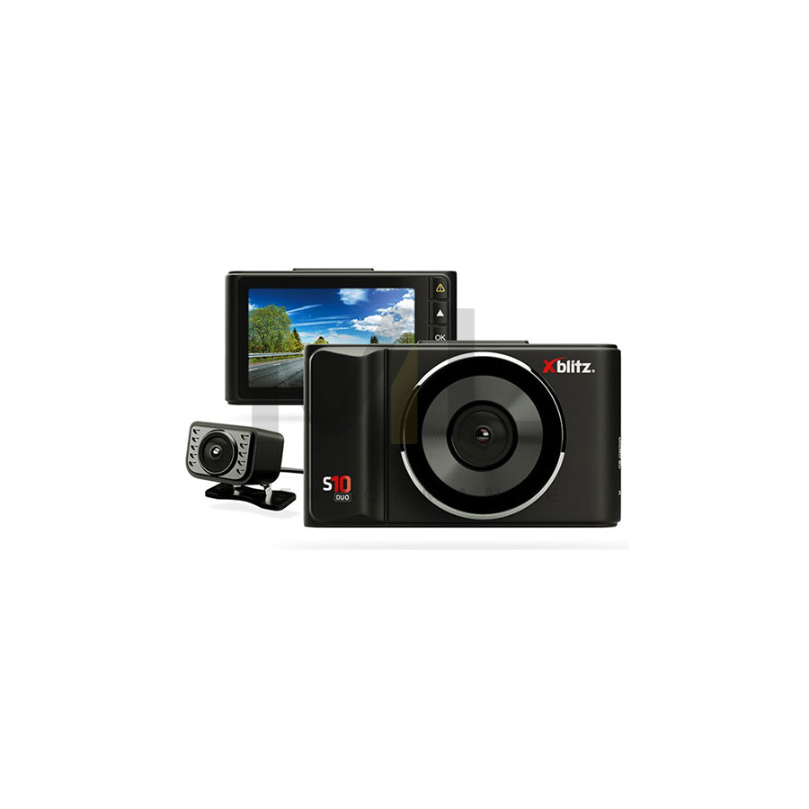 XBLITZ S10 DUO Dash cam 2,4 Inch, 1920 x 1080 , Viewing Angle 150 / 120° | ML Performance Car Parts