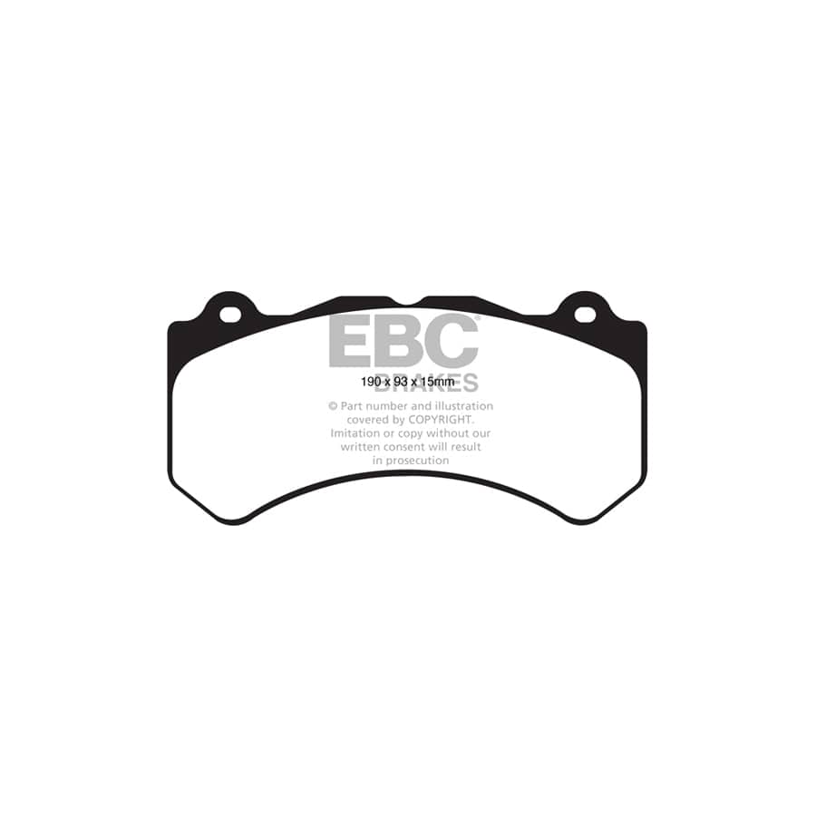 EBC PD09KF732 Dodge Jeep Bluestuff Front Brake Pad & USR Disc Kit - Brembo Caliper (Inc. Durango & Grand Cherokee) 2 | ML Performance UK Car Parts