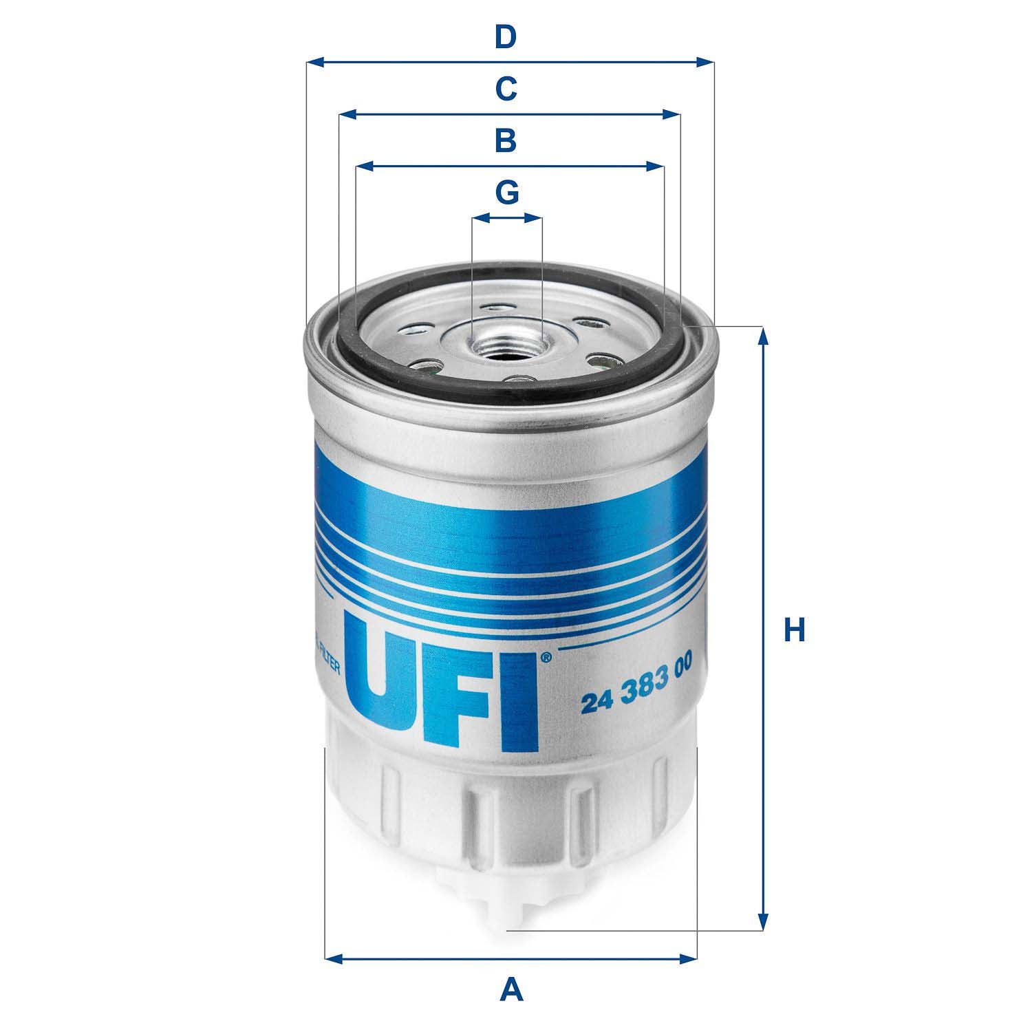 UFI 24.383.00 Fuel Filter