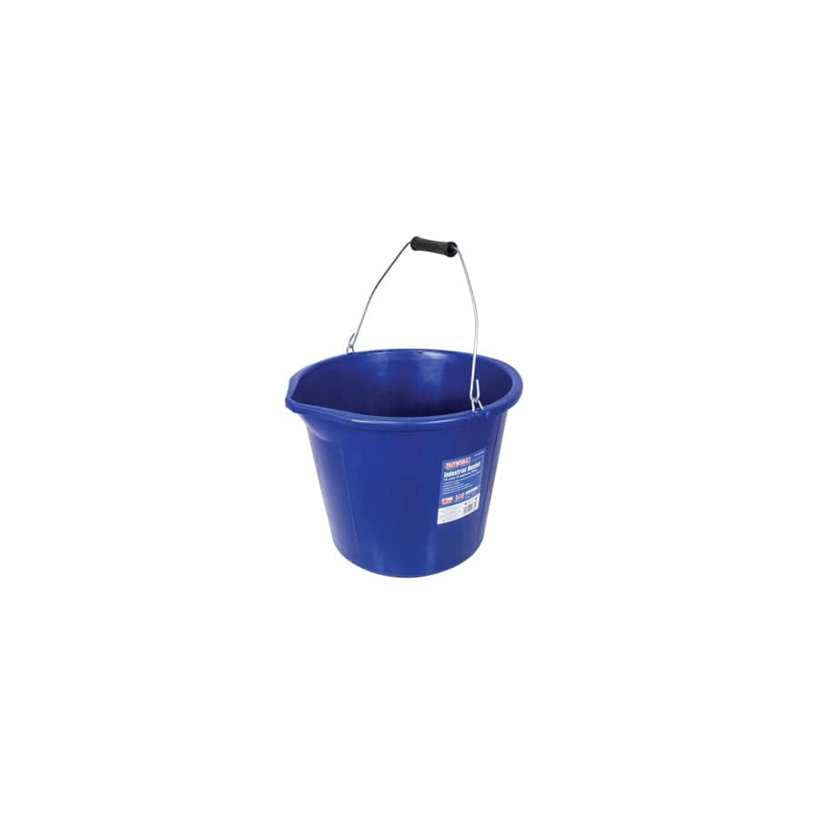 Faithfull FAI3GBUCKIN Builder's Industrial Bucket 14 litre (3 gallon) - Blue | ML Performance UK