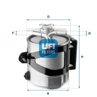 UFI 55.430.00 Fuel Filter