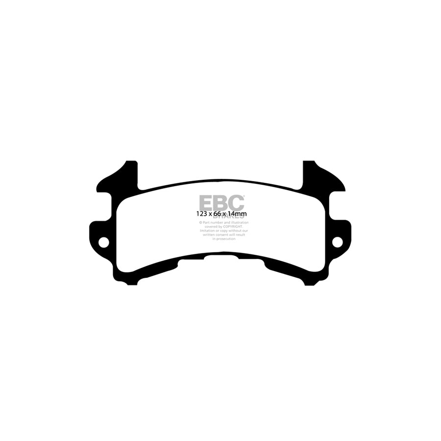 EBC DP41146R Chevrolet Pontiac Yellowstuff Front/Rear Brake Pads 2 | ML Performance UK Car Parts