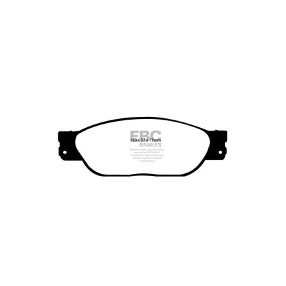 EBC PD06KF276 Ford Jaguar Lincoln Greenstuff Front Brake Pad & USR Disc Kit - Girling/TRW Caliper (Inc. Thunderbird, S-Type, LS) 2 | ML Performance UK Car Parts