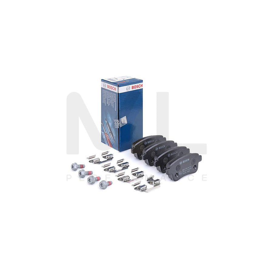 Bosch 0986494735 Brake Pad Set With Bolts/Screws, With Mounting Manual BP1750 | ML Performance Car Parts