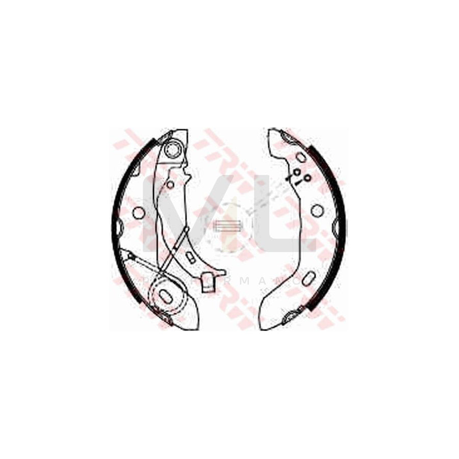 TRW GS8627 Brake Shoe Set suitable for MERCEDES-BENZ A-Class (W168) | ML Performance Car Parts