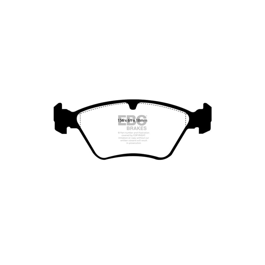 EBC PD40K1473 Opel Saab Vauxhall Ultimax Pad & Plain Disc Kit - ATE Caliper (Inc. Vectra, 900, Cavalier) 2 | ML Performance UK Car Parts