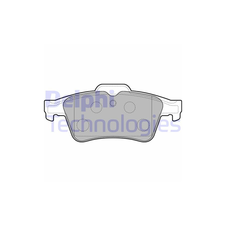 Delphi Lp3303 Brake Pad Set For Peugeot 508