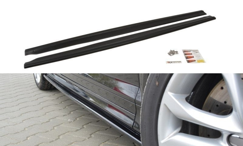 Maxton Design AU-S3-2-SD1T Side Skirts Diffusers Audi S3 8P / S3 8P FL / RS3 8P | ML Performance UK Car Parts