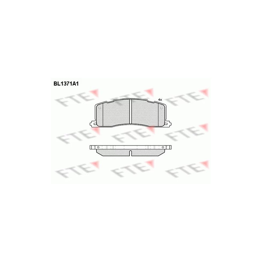 Fte BL1371A1 Brake Pad Set For Toyota Previa / Estima I (Xr10, Xr20) | ML Performance UK Car Parts