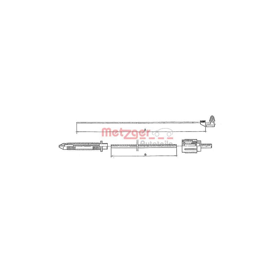 METZGER 10.0381 Throttle Cable | ML Performance UK Car Parts