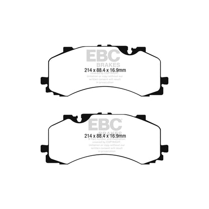 EBC DP62289 BMW Greenstuff Front Brake Pads - TRW Caliper (Inc. X3, X4 & X5) 2 | ML Performance UK Car Parts