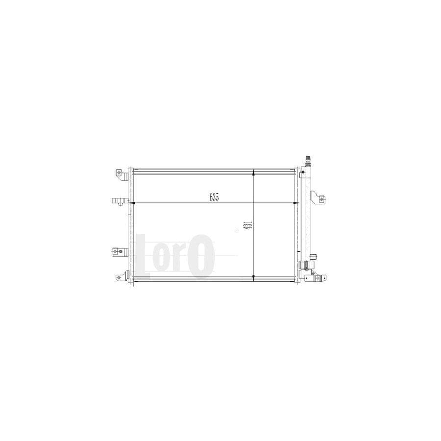 Abakus 0520160007 Air Conditioning Condenser | ML Performance UK