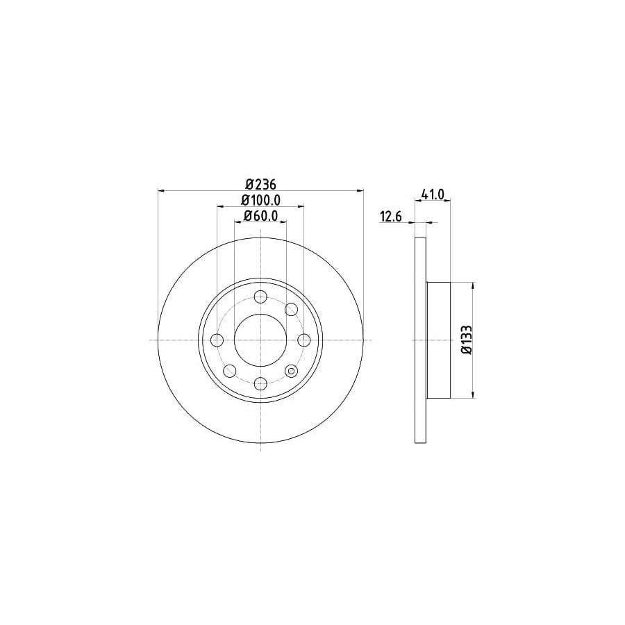 Mintex Mdc266 Brake Disc