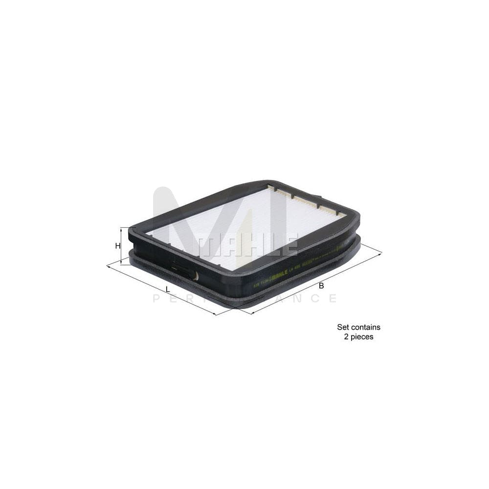 MAHLE ORIGINAL LA 455/S Pollen filter suitable for MERCEDES-BENZ E-Class Particulate Filter | ML Performance Car Parts