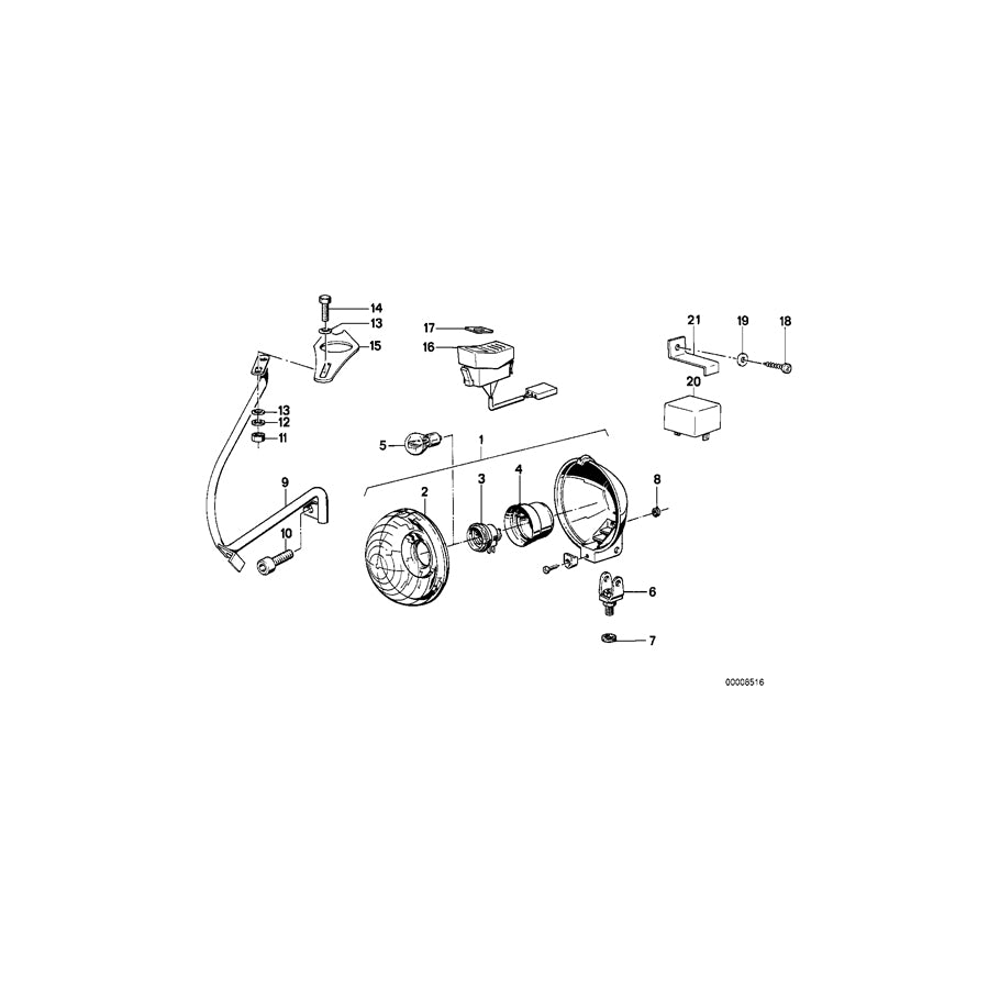 Genuine BMW 31422300471 Shackle SCHWARZ (Inc. R 75  & R 65 RT) | ML Performance UK