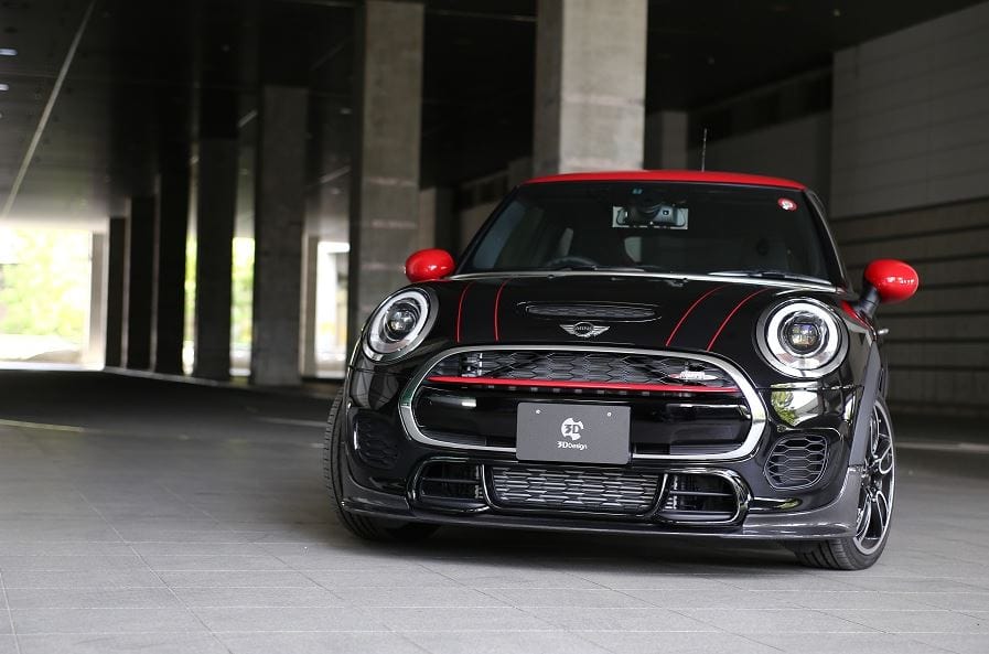 3D Design 3101-25612 Mini Carbon Fiber Front Lip Spoiler w/ PDC