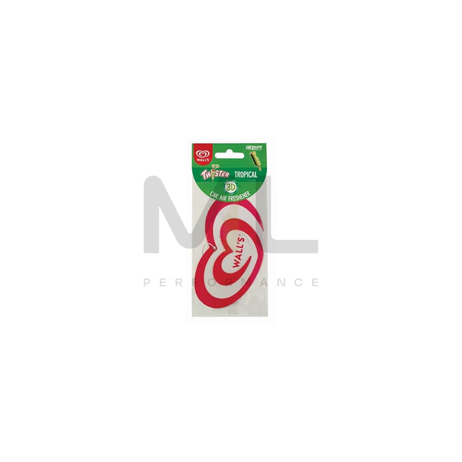 AirPure Walls 3D Paper Love Heart Twister Tropical | ML Performance UK Car Parts