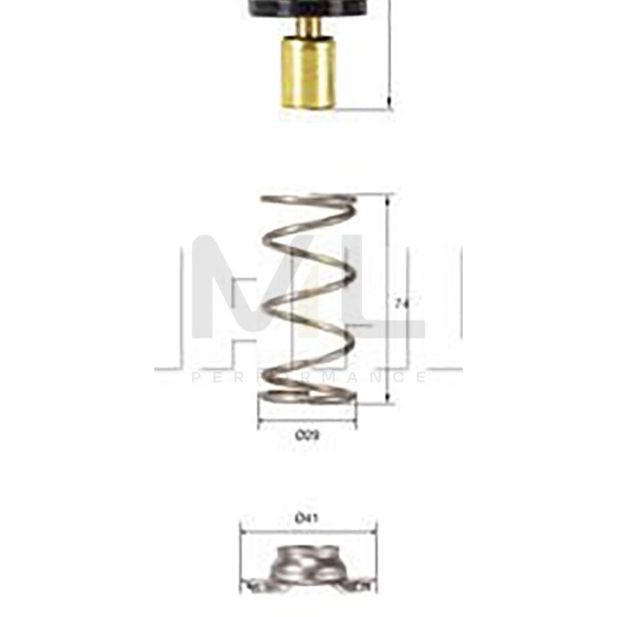 MAHLE ORIGINAL TX 257 82D Engine thermostat Opening Temperature: 82��C, with seal | ML Performance Car Parts