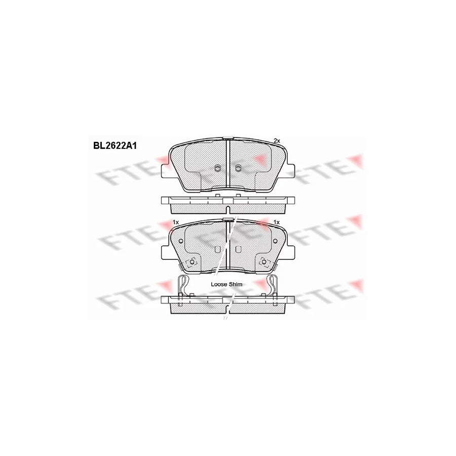 Fte 9010870 Brake Pad Set | ML Performance UK Car Parts