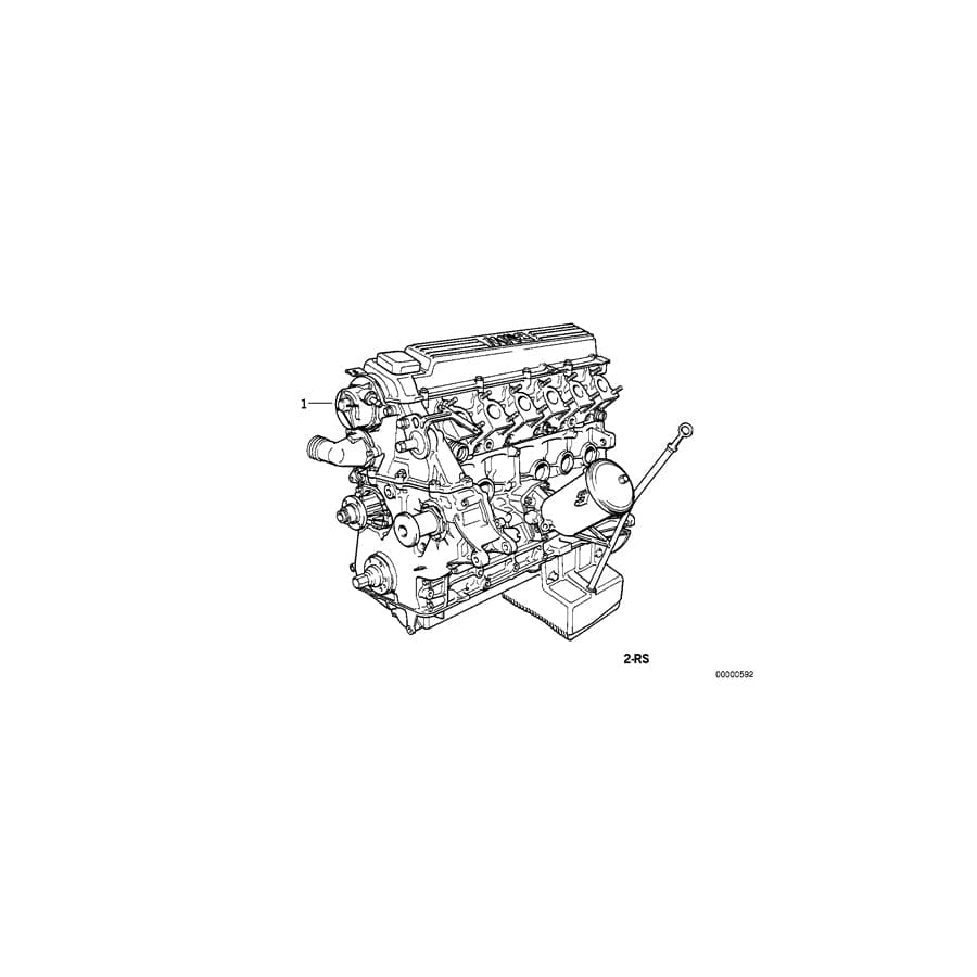 Genuine BMW 11009070620 E36 Set Mounting Parts Short Engine (Inc. 325td & 325tds) | ML Performance UK Car Parts