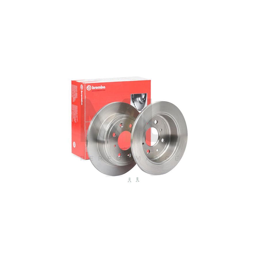 BREMBO 08.7104.14 Brake Disc Solid, with bolts/screws | ML Performance Car Parts